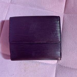Louis Vuitton Purple Epi Wallet